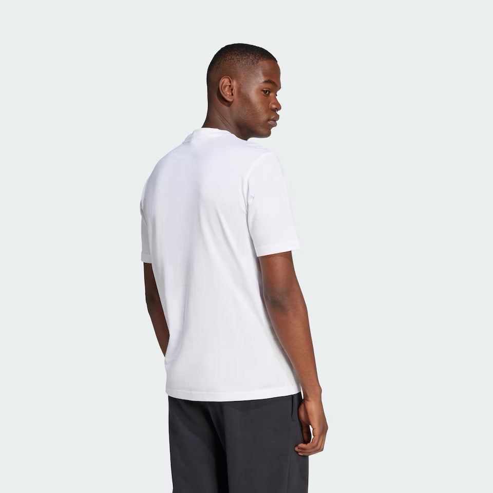 ADIDAS SPORTSWEAR Функционална тениска 'Essentials' в Бяло