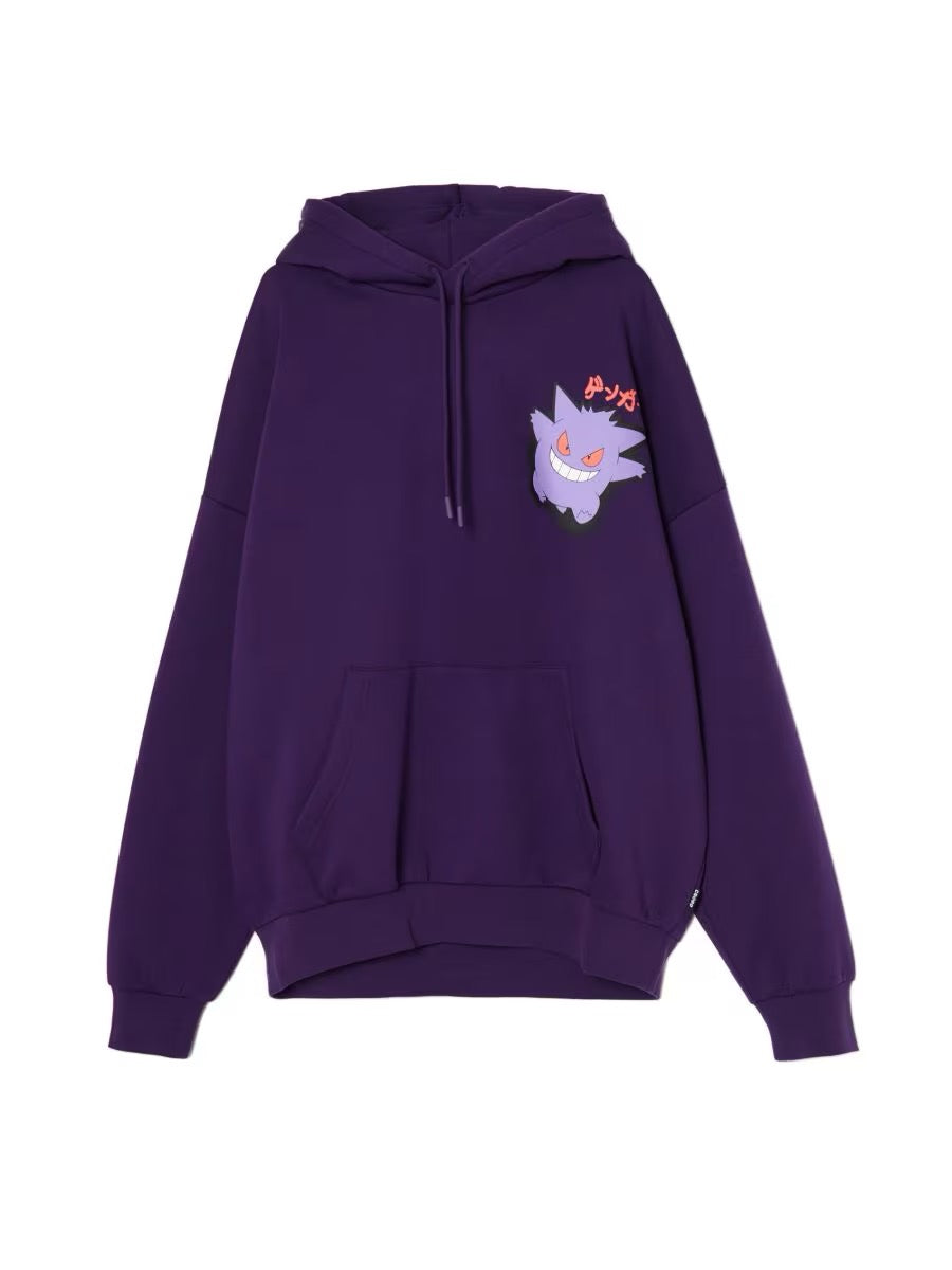 Суитшърт с качулка и принт Pokémon