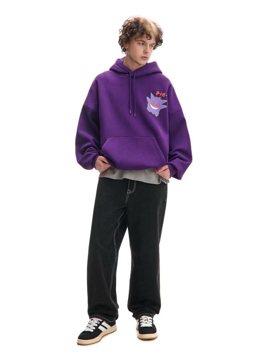 Суитшърт с качулка и принт Pokémon