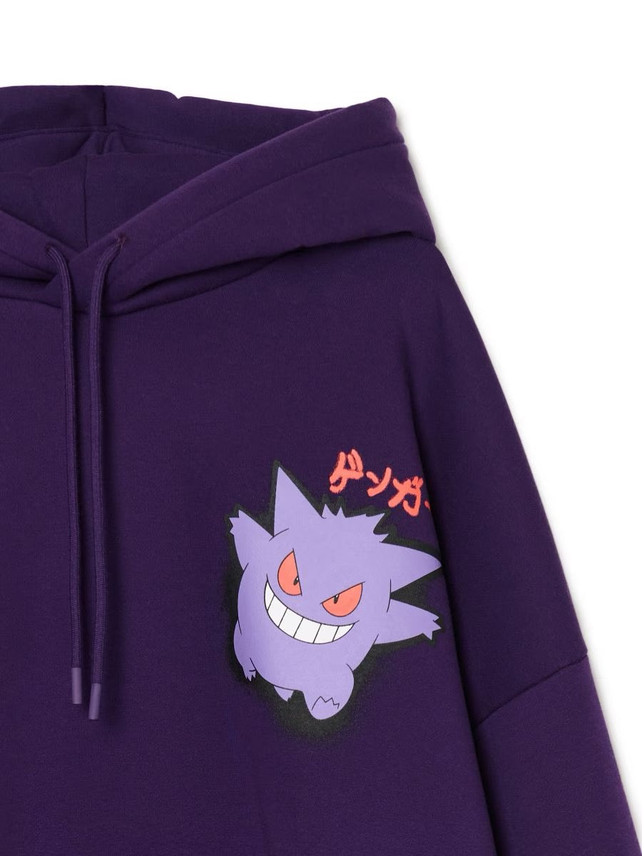 Суитшърт с качулка и принт Pokémon