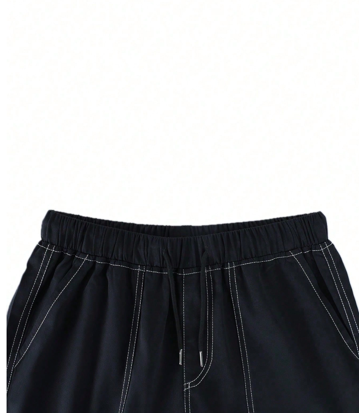 Мъжки едноцветни ежедневни карго панталони