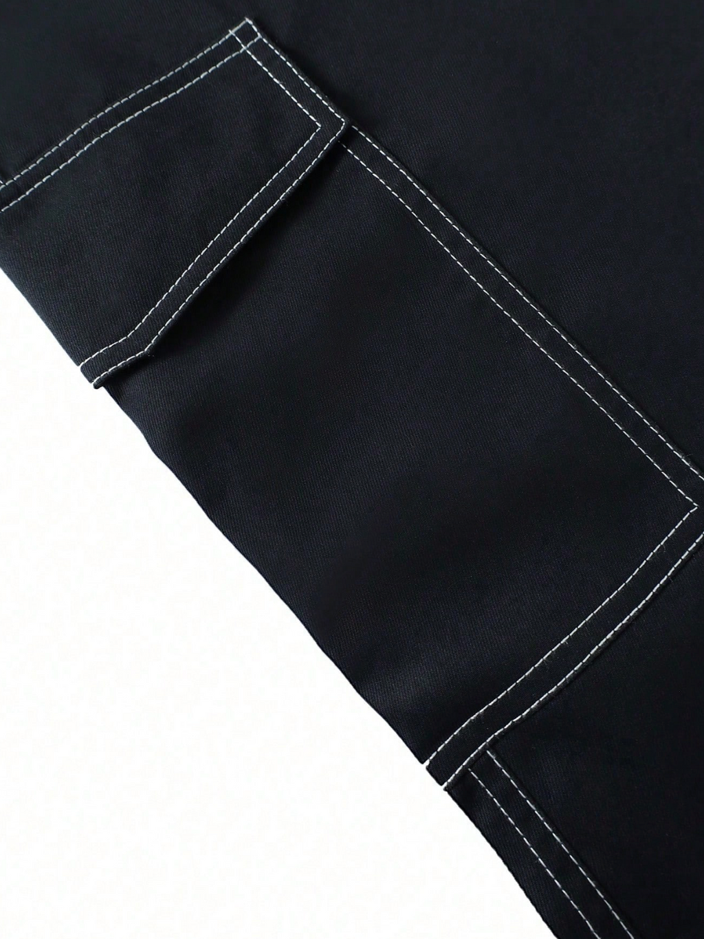 Мъжки едноцветни ежедневни карго панталони