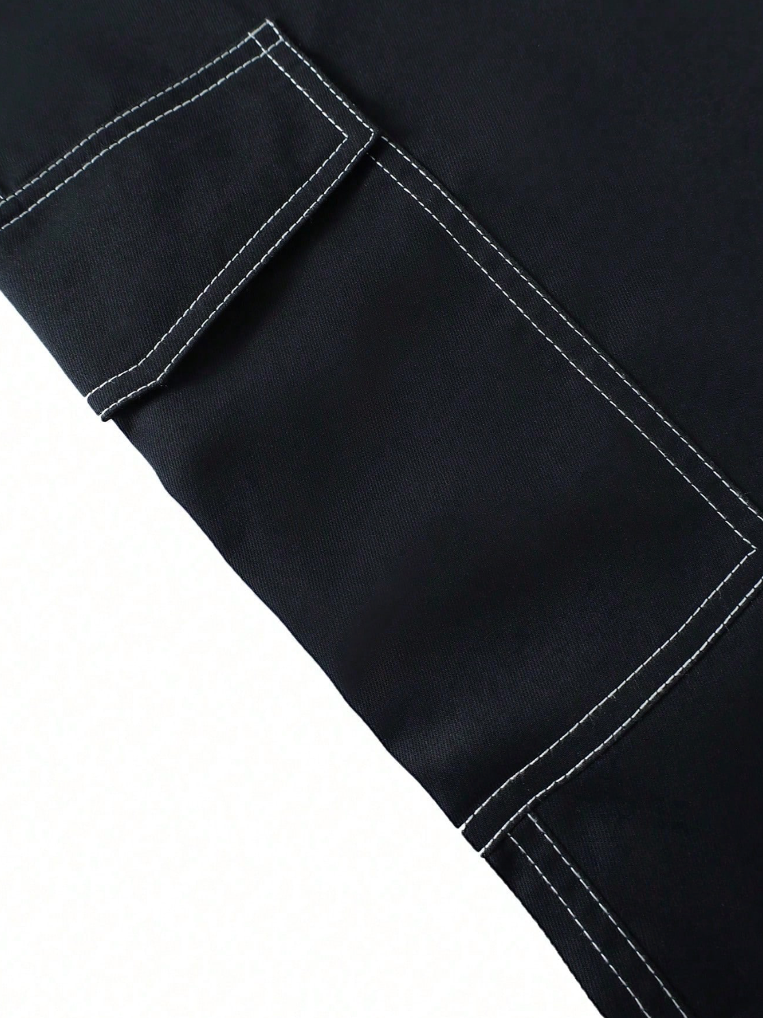 Мъжки едноцветни ежедневни карго панталони